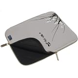 Notebook Tasche Neopren Sleeve Schutzhülle grau passend für