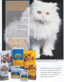 Premium Choice Extra Strength with Baking Soda Scoopable Cat Litter, 50 Pound Bag
