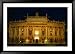 Illuminated Burgtheater (National Theatre) at Night, Vienna, Austria Collections Framed Photographic Poster Print by Jon Davison, 45x33