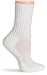 Thorlo Women's Moderate Cushion Fitness Crew Sock, White, Size 11  Size 6.5-10