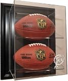 Miami Dolphins 2 Football Case-Up Display, Black