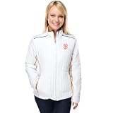 San Francisco Giants Women's Bombshell White Full-Zip Jacket