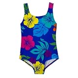 Girls' Xhilaration 1-pc. Hibiscus Twist Swimsuit - Multilcolored