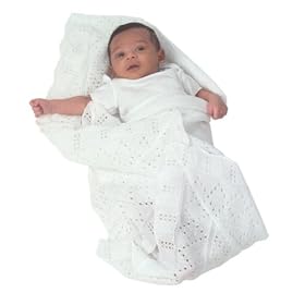 Wamsutta - Christening Shawl - White