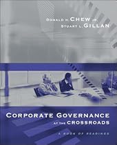Corporate Governance at the Crossroads: A Book of Readings (Irwin Mcgraw Hill Series in Finance, Insurance and Real Estate)