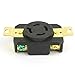 Superior Electric YGP026F Twist Lock Wall Mount Electrical Receptacle 4 Wire, 20 Amps, 250V, NEMA L15-20R