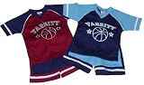 Toddler Boys' Mesh Short Set with Basketball Theme