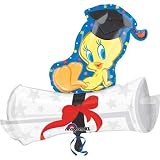 Tweety Grad Diploma Shaped 33in Balloon