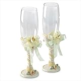 PR. BEADED GLASS GOBLETS