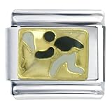 Tennis Player Sports Italian Charms