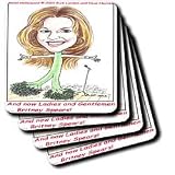 Review 3dRose LLC  / Britney Spears - Set Of 8 Ceramic Tile Coasters