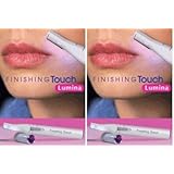 Finishing Touch Lumina Lighted Hair Remover with Pivoting Head (Pack of 2)