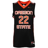 Nike Oregon State Beavers #22 College Replica Basketball Jersey-Black