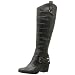 Nine West Women's Delano Boot,Black Croc,7.5M