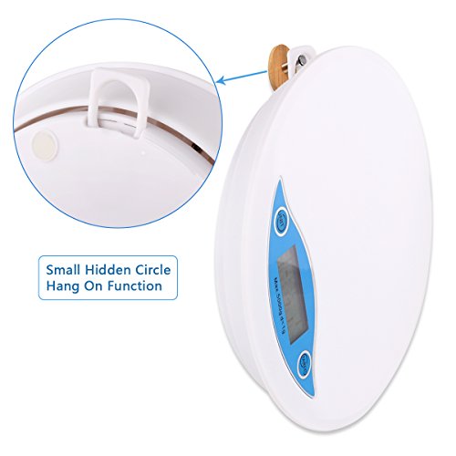 Chunnuo 11lb/5kg Digital Multifunction Kitchen and Food Scale with Hang On Function - Blue