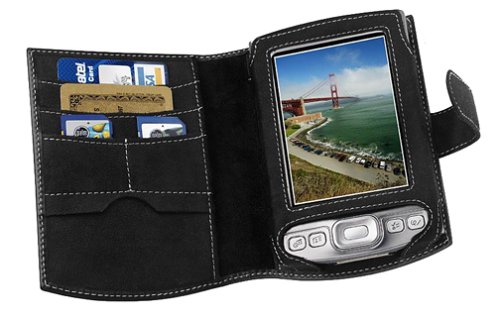 Electronics: Palm 3176WW Slim Leather Case for Tungsten T5