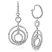 14K White Gold .8 Carat Diamond Convertible Earrings