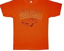 Dukes of Hazzard General Lee T-shirt Orange