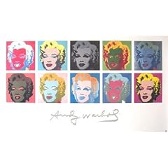 Zehn Marilyns von Andy Warhol, 139x80