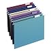 Smead 64056 Designer Color Assortment Hanging Folders, Letter, Matching 1/5 Cut Tabs, 25/box