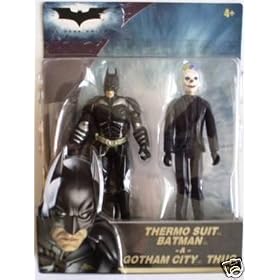 BATMAN THE DARK KNIGHT THERMO SUIT BATMAN AND GOTHAM CITY THUG 3.75 INCH ACTION FIGURE 2-PACK