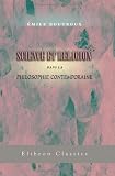 Science et religion dans la philosophie contemporaine