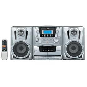 JVC PC-X270 CD Shelf System (Silver)
