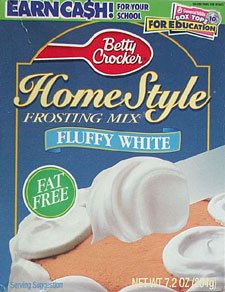 BC Fluffy White Frosting 6 Boxes by Cake Mix