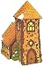Dickens' Village Church Ornament