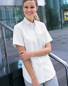 Harvard Sqaure Ladies' 60/40 Short Sleeve Oxford Dress Shirt