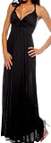 Maxi Boho Black Summer Halter Celeb Beach Party Dress