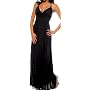 Maxi Boho Black Summer Halter Celeb Beach Party Dress