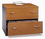 Bush Business Furniture Corsa Series Natural Cherry Lateral File (Ready to Assemble)