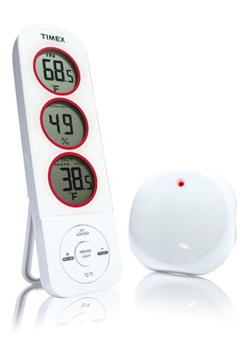Timex TX6130 Wireless Three-Window Indoor/Outdoor Electronic Thermometer with Hygrometer