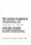 The Canadian Yearbook of International Law/Annuaire Canadieene De Droit International 1997 (Canadian Yearbook of International Law/Annuaire Canadien De Droit International)