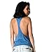 Coqueta Swimwear Open T-Back Tank Sexy Halter Tunic Backless Sport Shirt Royal