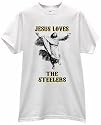 JESUS CHRIST LOVES HEARTS THE STEELERS FOOTBALL PRIDE FAN USA T SHIRT jersey