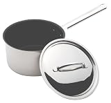 Cuisinart Nonstick Stainless 3-3/4-Quart Saucepan with Lid