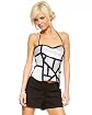 Mixed Plaid Patchwork Bustier main image