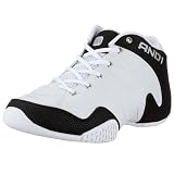 AND 1 Men's Cubic Mid Basketball Shoe,White/Black,9 M US