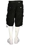 Jordan Craig D Lux Utility Cargo Straight Fit Shorts Black. Size: 34