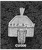 Clemson Tigers Clemson Basketball Backboard Pendant - Sterling Silver Jewelry