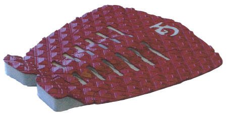 H2O Surfboard Traction - Team Designed SDx Single Diamond Profile. Red / White