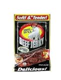 AccuFitness Iron Bull Soft Beef Jerky, Peppered, 12 Packages