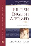 British English A to ZEd (Facts on File Library of Language and Literature)