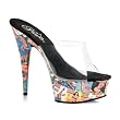 6 Inch High Heel Platform Sandals Open Toe Shoes Pinup Girls Platform Shoes