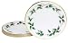 Mikasa Bone China Ribbon Holly Dessert Plates, Set of 4