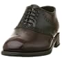 Florsheim Men's Hamilton Saddle Oxford,Black/Burgandy,13 D US
