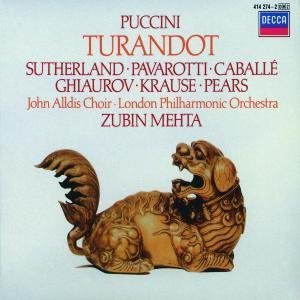 CD-Charts  Music : Puccini - Turandot / Sutherland · Pavarotti · Caballé · Ghiaurov · Krause · Pears · LPO · Mehta