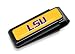 M-Clip Collegiate Series Ultralight V Black Anodized with Urethane Inlay Money Clip - Lousiana State University (CC-LSU-UV-A84)
